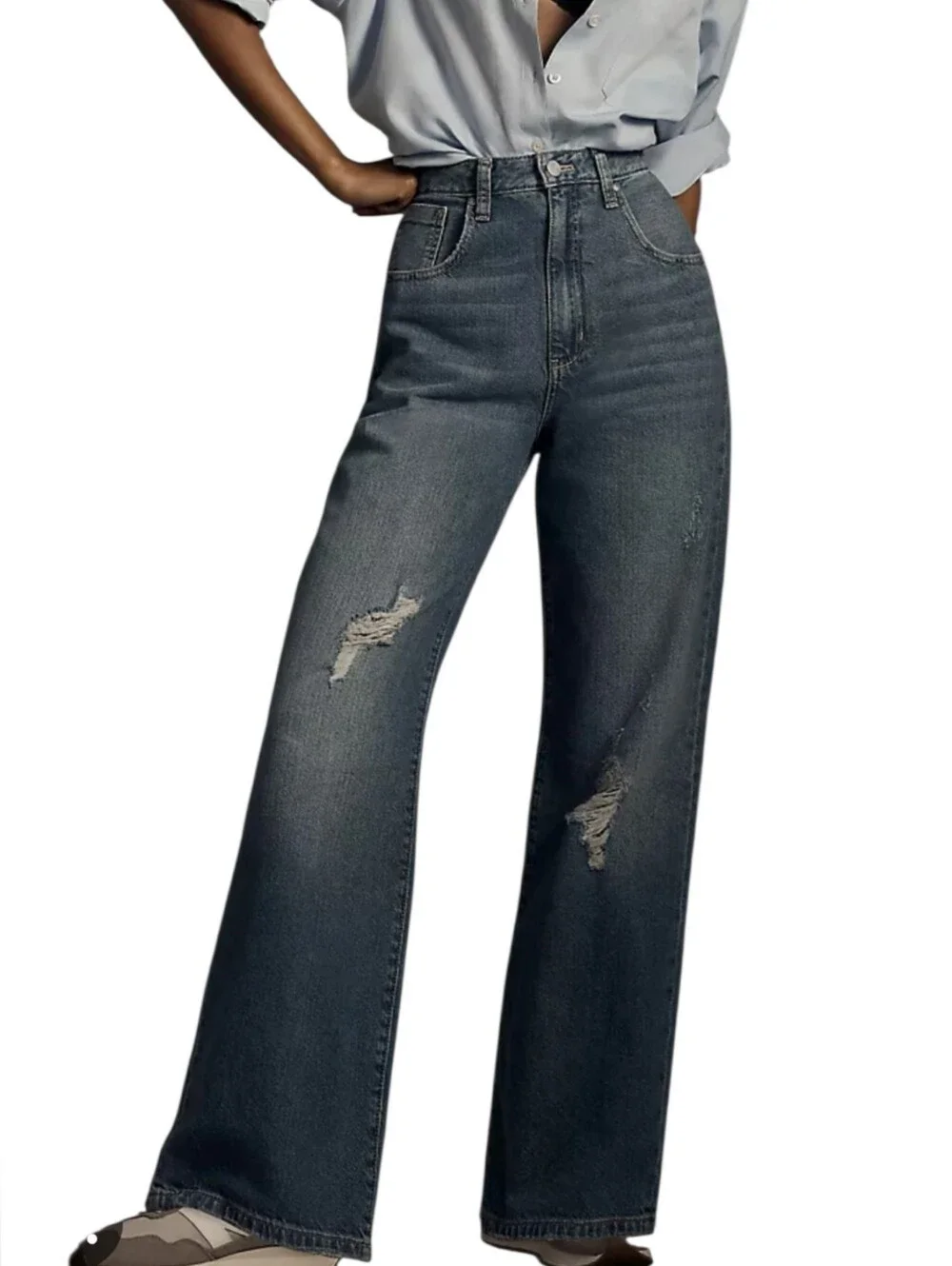 Pilcro Anthropology The Joey High Rise Straight Leg Jeans Women’s Size 25